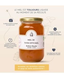 Miel de Thym Officinal de Sitia BIO, 125 g
